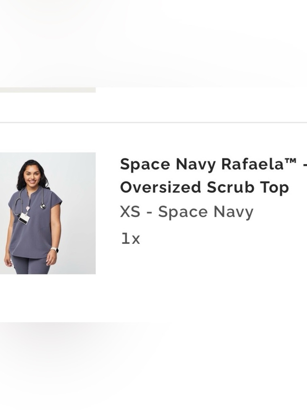 Figs Space Navy Relaxed Medical Tunic